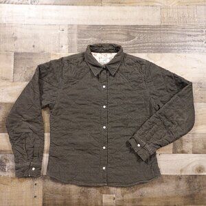 Horny Toad Quilted Snap Button Jacket – Men’s Large Charcoal Gray Toad & Co.